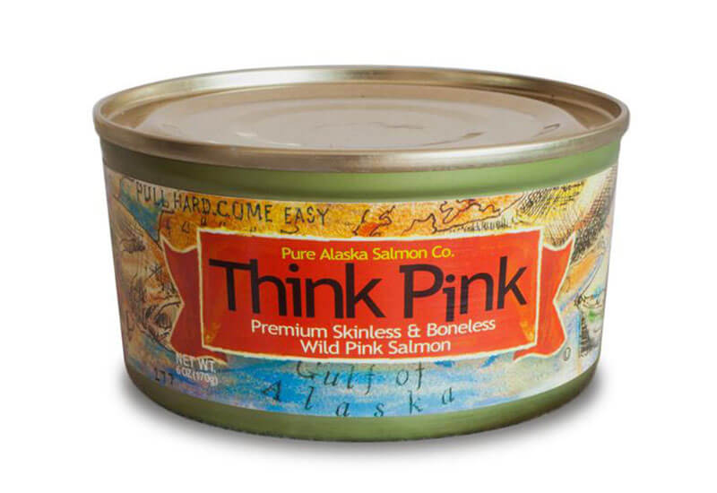 Think Pink Wild Alaska Pink Salmon – Skinless/Boneless – Pure Alaska