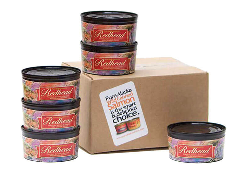 Redhead Wild Alaska Sockeye Salmon Skinless/Boneless Pure Alaska