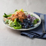 Wild Salmon Salad with Blueberries