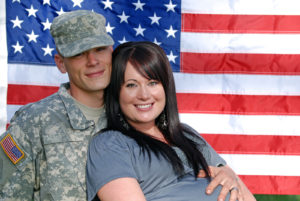 Young Patriotic Couple
